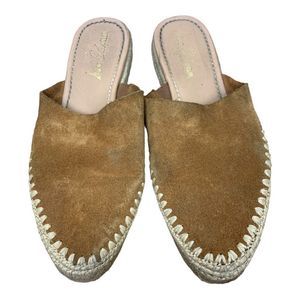 Sam Edelman Brown Espadrille Mules